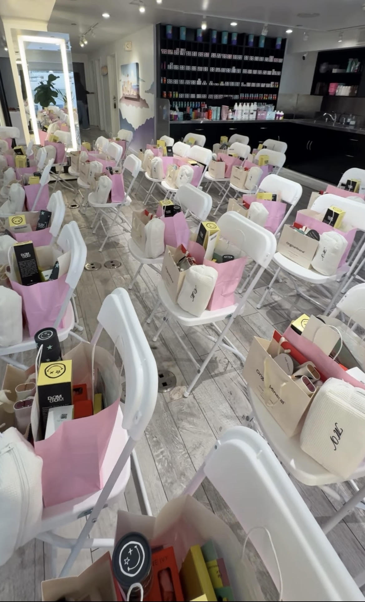 Table Talk setup for a business pop-up event in San Francisco