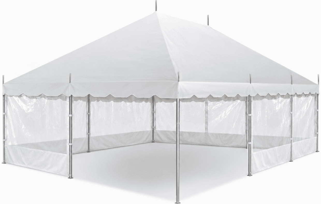 20x30 Pole Tent for rent in San Francisco